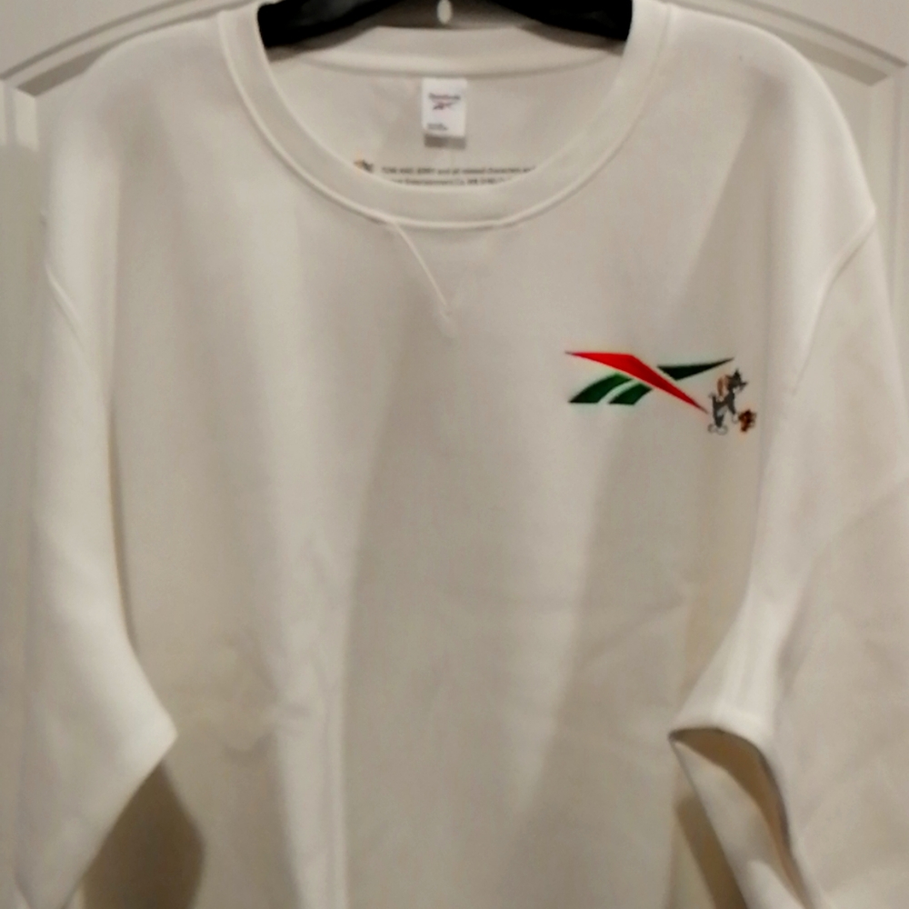 Reebok x Tom & Jerry Crewneck Sweater NWT XL
